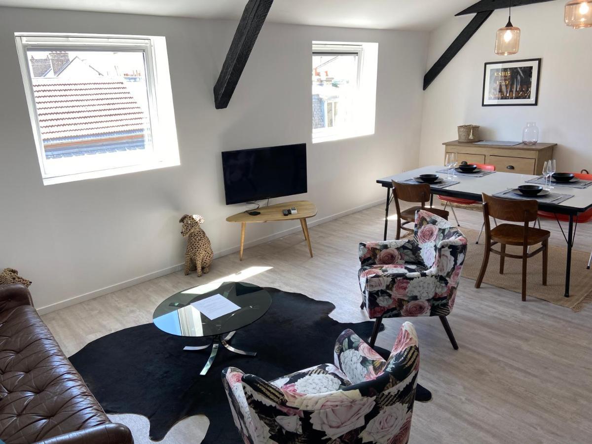 Saint Jacques - Logement Climatise En Centre Ville Reims Eksteriør billede