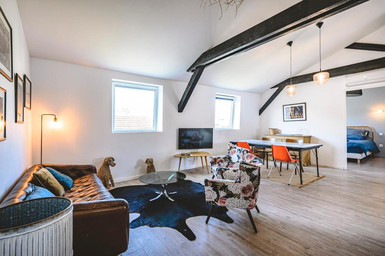 Saint Jacques - Logement Climatise En Centre Ville Reims Eksteriør billede